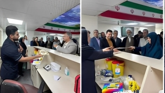 تجلیل از سفیدپوشان مهر و ایثار